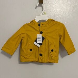 GAP Bright Yellow Baby Jacket with Black Accents